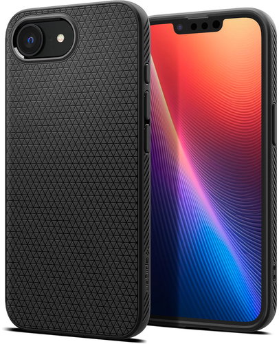 Spigen Liquid Air Matte Black iPhone 17e/16e - Handyhülle - Hauptbild