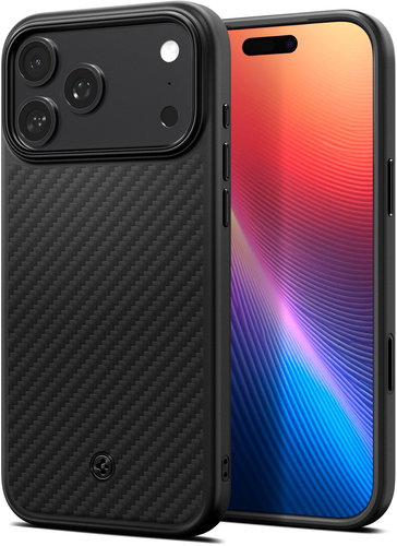 Spigen Enzo Aramid T Black iPhone 17 Pro - Handyhülle - Hauptbild