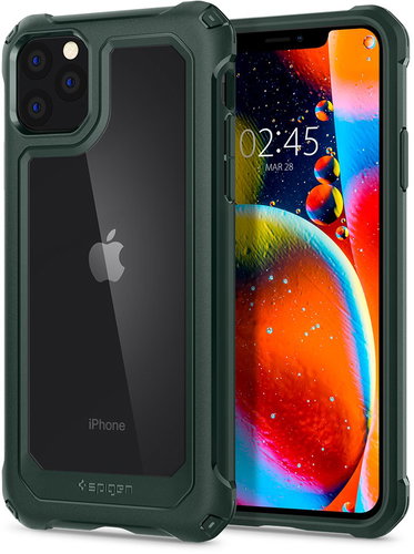 Spigen Gauntlet Hunter, Green, iPhone 11 Pro Max - Phone Cover - Main image