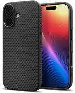 Spigen Liquid Air Matte Black iPhone 17 - Kryt na mobil