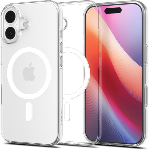 Spigen Liquid Crystal MagSafe Clear White iPhone 17 - Phone Cover - Main image