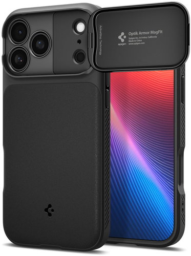 Spigen Optik Armor MagSafe Black iPhone 17 Pro - Handyhülle - Hauptbild