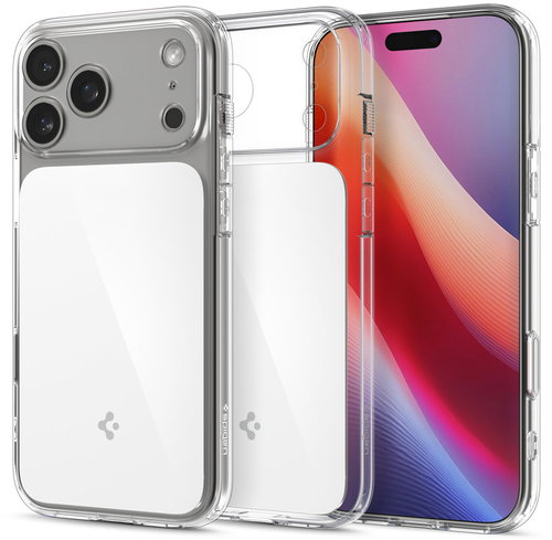 Spigen Ultra Hybrid T MagSafe Glossy White iPhone 17 Pro Max tok - Telefon tok - Fő fotó