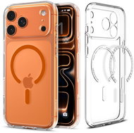 Spigen Ultra Hybrid MagSafe Clear Orange iPhone 17 Pro - Phone Cover