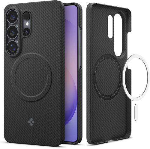Spigen Air Skin Aramid MagSafe Black Samsung Galaxy S26 Ultra - Phone Cover - Main image