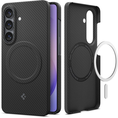 Spigen Air Skin Aramid MagSafe Black Samsung Galaxy S26 - Telefon tok - Fő fotó