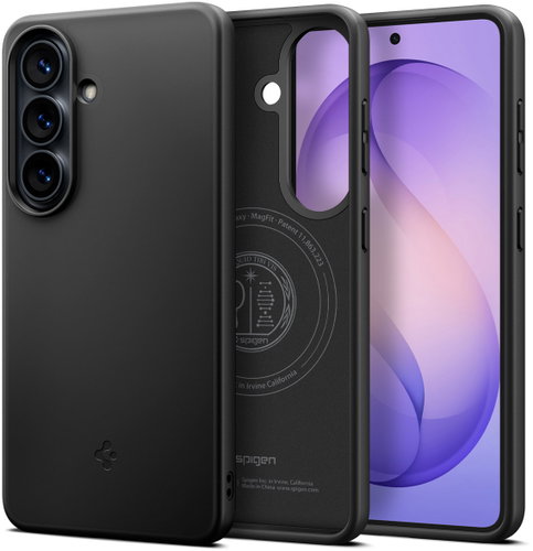 Spigen Thin Fit MagSafe Black Samsung Galaxy S26 - Phone Cover - Main image