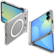 Spigen Ultra Hybrid Pro MagSafe Clear White Samsung Galaxy Z Flip8 - Phone Cover