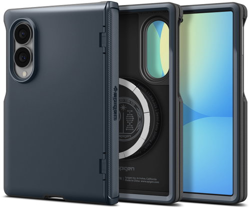 Spigen Slim Armor Pro MagSafe Metal Slate Samsung Galaxy Z Fold8 - Phone Cover - Main image