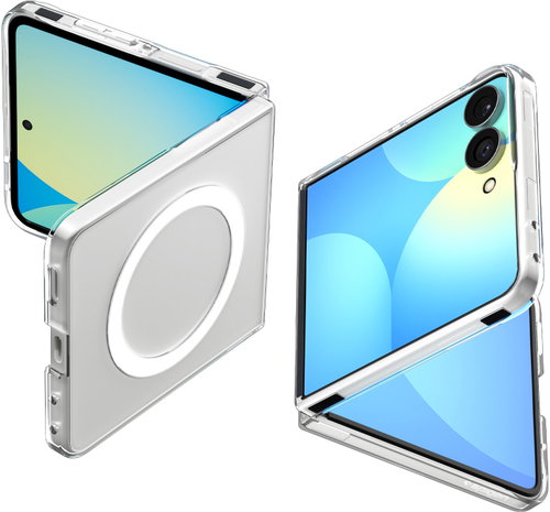 Spigen Air Skin MagSafe Clear White Samsung Galaxy Z Flip8 - Phone Cover - Main image
