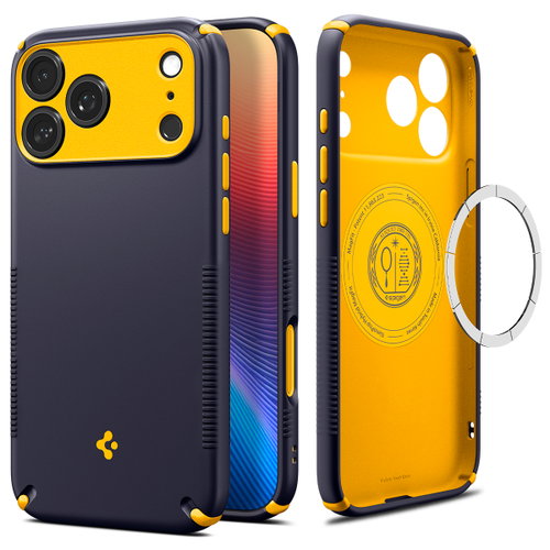 Spigen Nano Pop Hybrid MagSafe Blueberry Navy iPhone 18 Pro/17 Pro - Phone Cover - Main image