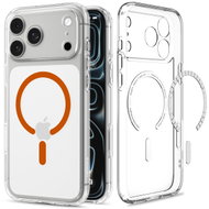 Spigen Ultra Hybrid MagSafe Clear Orange iPhone 18 Pro/17 Pro - Phone Cover