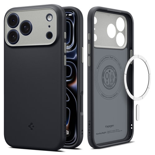 Spigen Nano Pop MagSafe Black Sesame iPhone 18 Pro Max/17 Pro Max - Phone Cover - Main image