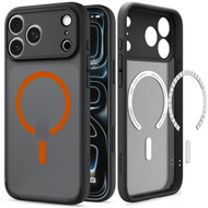Spigen Ultra Hybrid MagSafe Frost Black Orange iPhone 18 Pro Max/17 Pro Max - Phone Cover