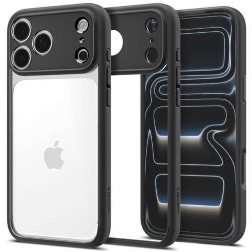 Spigen Ultra Hybrid Matte Black iPhone 18 Pro Max/17 Pro Max - Phone Cover - Main image