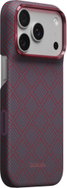 Pitaka Edge Case Argyle Blue's Red iPhone 18 Pro/17 Pro - Phone Cover