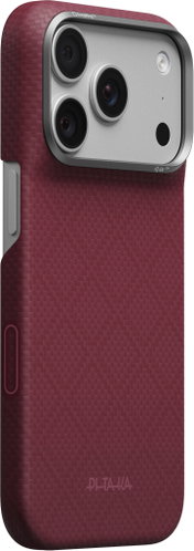 Pitaka Edge Case Argyle Burgundy for iPhone 18 Pro/17 Pro - Phone Cover - Main image