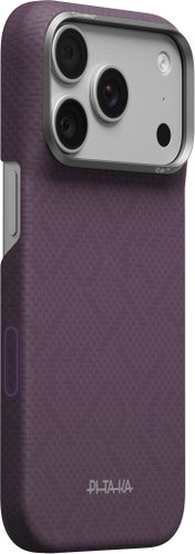 Pitaka Edge Case PTK Weaving Charoite Purple for iPhone 18 Pro/17 Pro - Phone Cover - Main image