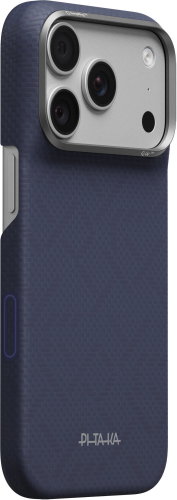 Pitaka Edge Case PTK Weaving Sapphire Blue for iPhone 18 Pro/17 Pro - Phone Cover - Main image
