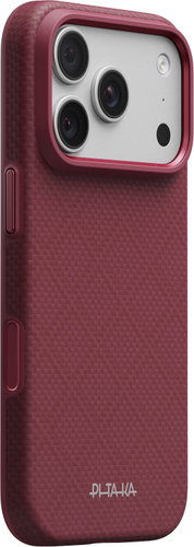 Pitaka Summa Case Argyle Burgundy for iPhone 18 Pro/17 Pro - Phone Cover - Main image