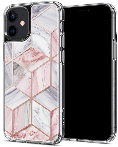 Spigen Cecile Crystal Pink iPhone 12 Mini - Phone Cover - Main image