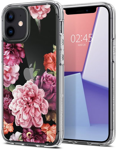 Spigen Cecile Rose iPhone 12 Mini - Phone Cover - Main image