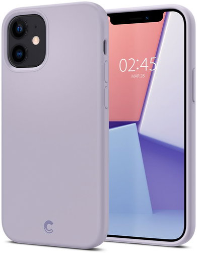 Spigen Silicone Lavender iPhone 12 Mini - Phone Cover - Main image