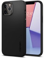 Spigen Thin Fit, Black, iPhone 12/iPhone 12 Pro - Phone Cover