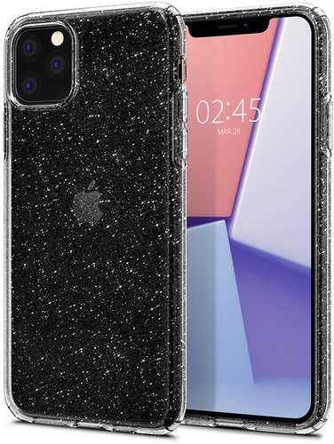Spigen Liquid Crystal Glitter Clear iPhone 11 Pro - Phone Cover - Main image