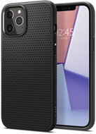 Spigen Liquid Air, Black, iPhone 12 Pro Max - Phone Cover