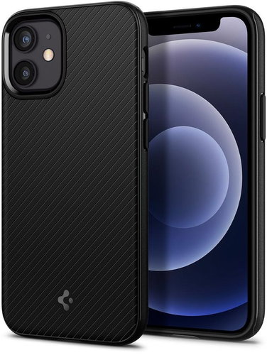 Spigen MagArmor Black iPhone 12 mini - Phone Cover - Main image