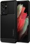 Spigen Rugged Armor Samsung Galaxy S21 Ultra fekete tok - Telefon tok