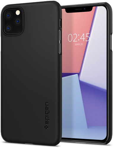 Spigen Thin Fit Black iPhone 10 Pro - Phone Cover - Main image