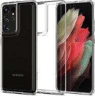Telefon tok Spigen Ultra Hybrid Samsung Galaxy S21 Ultra átlátszó tok - Kryt na mobil