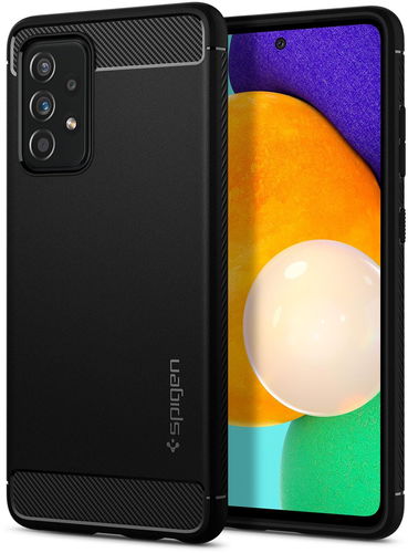 Spigen Rugged Armor Black Samsung Galaxy A52 / A52 5G / A52s - Kryt na mobil - Hlavní obrázek