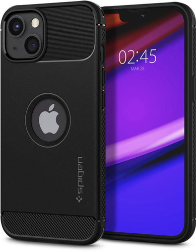 Spigen Rugged Armor Matte Black für iPhone 13 - Handyhülle - Hauptbild