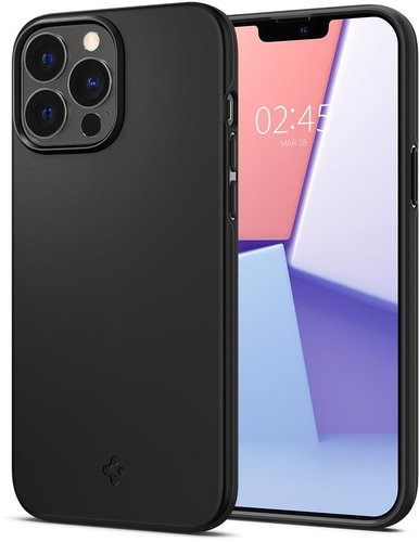 Spigen Thin Fit Black iPhone 13 Pro Max - Phone Cover - Main image