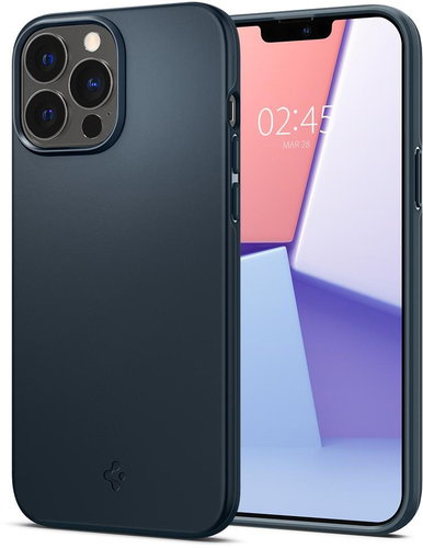 Spigen Thin Fit Metal Slate iPhone 13 Pro Max - Phone Cover - Main image