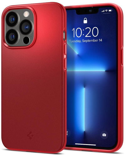 Spigen Thin Fit Red iPhone 13 Pro - Phone Cover - Main image