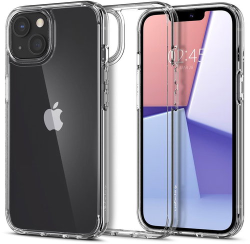 Spigen Ultra Hybrid Crystal Clear iPhone 13 - Phone Cover - Main image