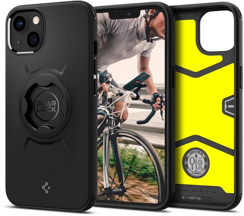 Spigen Gearlock Mount Case Black iPhone 13 - Phone Cover - Main image