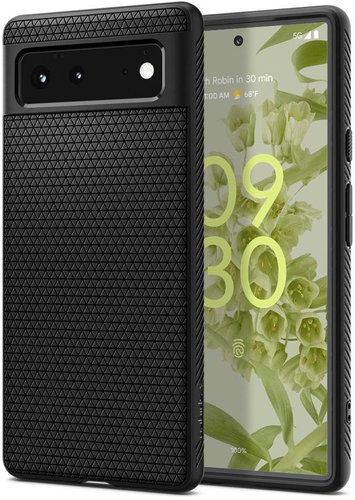 Spigen Liquid Air Black Google Pixel 6 - Phone Cover - Main image