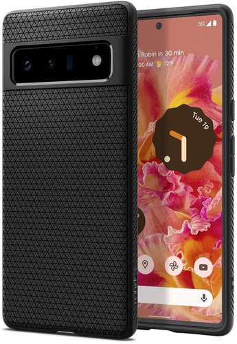 Spigen Liquid Air Black Google Pixel 6 Pro - Phone Cover - Main image