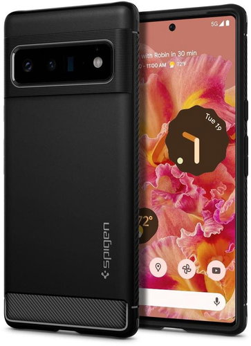 Spigen Rugged Armor Black Google Pixel 6 Pro - Phone Cover - Main image