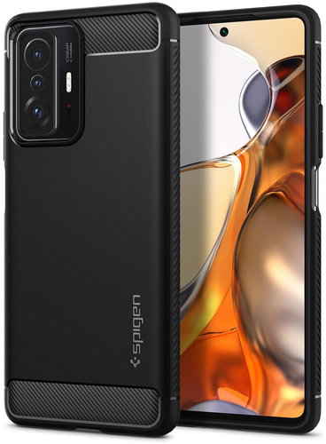 Spigen Rugged Armor Black Xiaomi 11T/11T Pro - Phone Cover - Main image