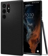 Telefon tok Spigen Liquid Air Samsung Galaxy S22 Ultra 5G matt fekete tok - Kryt na mobil