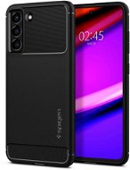 Telefon tok Spigen Rugged Armor Samsung Galaxy S21 FE 5G fekete tok - Kryt na mobil