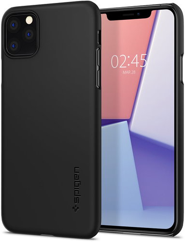 Spigen Thin Fit Black iPhone 11 Pro Max - Phone Cover - Main image