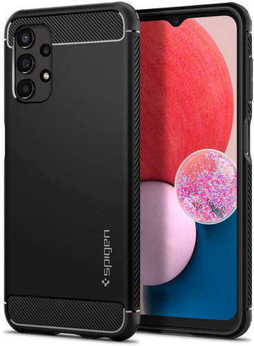 Spigen Rugged Armor Black Samsung Galaxy A13 - Phone Cover - Main image
