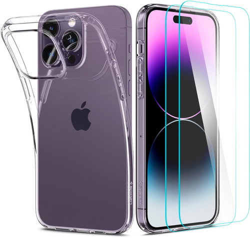 Spigen Crystal Pack Crystal Clear iPhone 14 Pro Max - Phone Cover - Main image